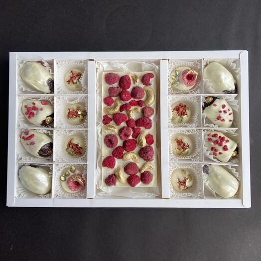 Набор из белого шоколада