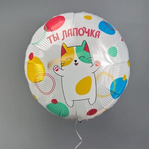 Шар фольгированный Ты лапочка