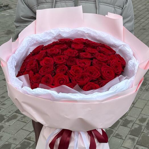 Букет из 51 розы