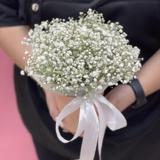 Белоснежная гипсофила в коробочке 🤍