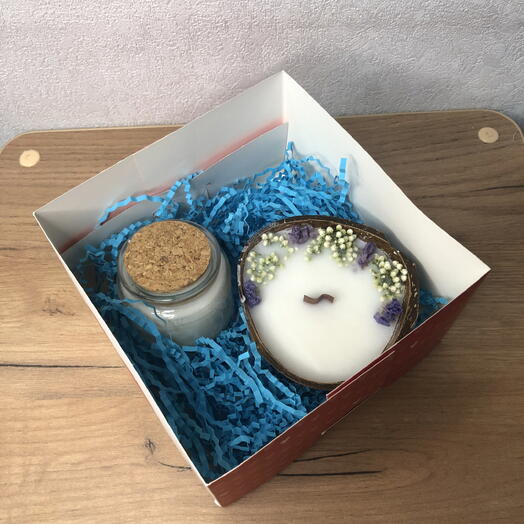 Набор аромасвечей «Малина и Вербена»