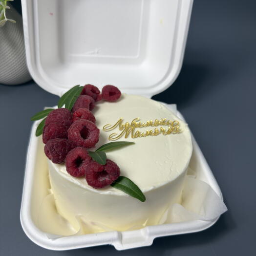 Бенто любимой маме с малиной