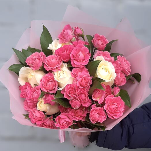💗 Букет с кустовыми розами ♥️