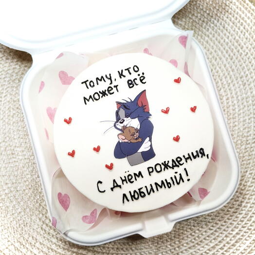 Бенто торт с сахарной картинкой 500г
