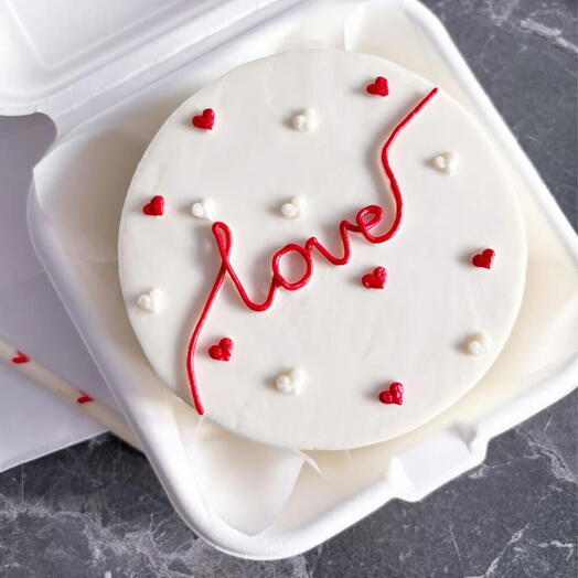 Бенто торт Love девушке