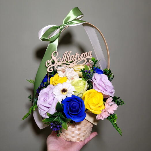 Композиция из мыла «Поляна»