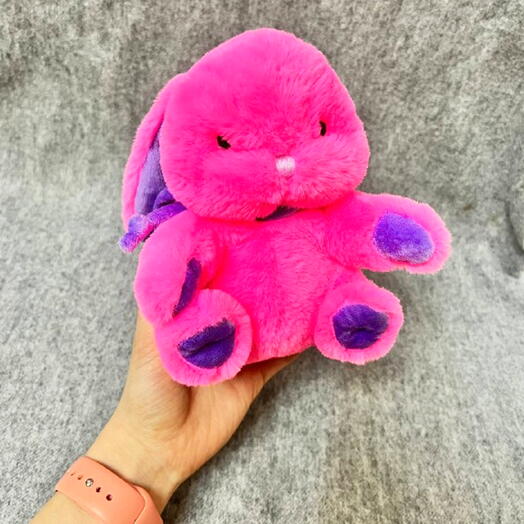 AT365319 Зайчик 18 см цикламеновый/фиолетовый Lapkin