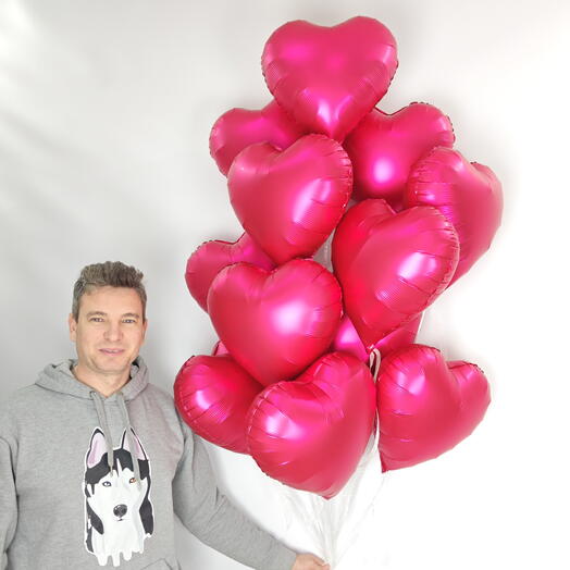Набор 13 сердец