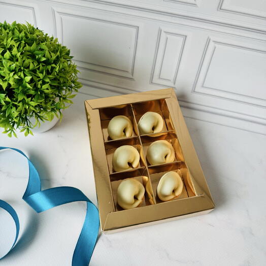 Juego de 6 piezas de albóndigas de chocolate