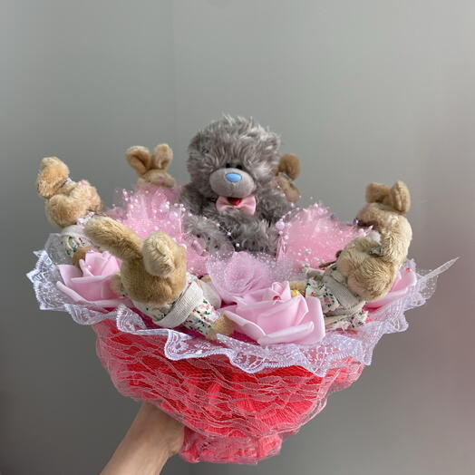 Букет из игрушек Мое счастье