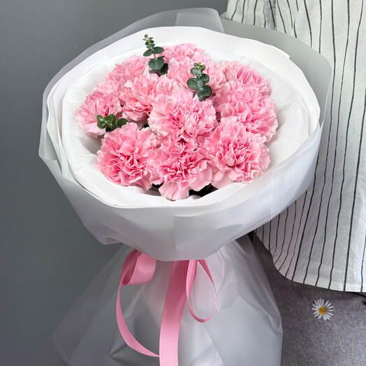 Кудрявые, розовые диантусы🌸