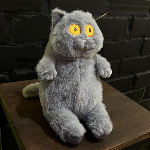 Игрушка Котик серый