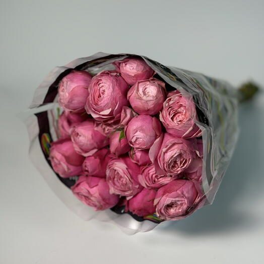 Пачка Пионовидной Кустовой Розы Silva Pink 5шт