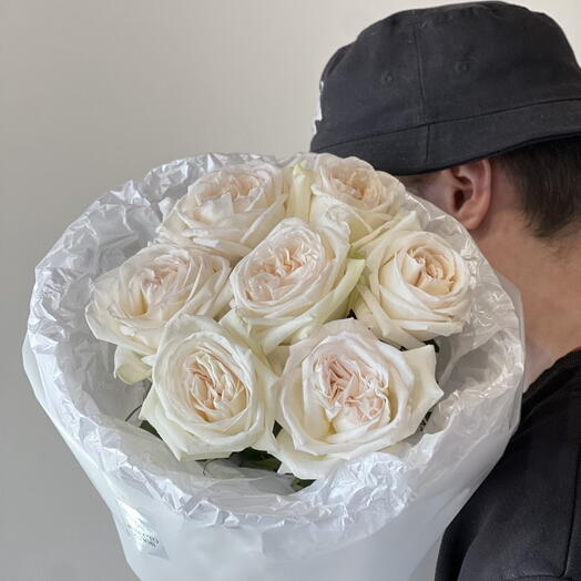 Моно букет из нежных роз