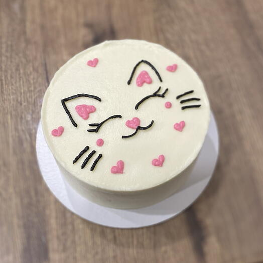 Бенто-торт котик