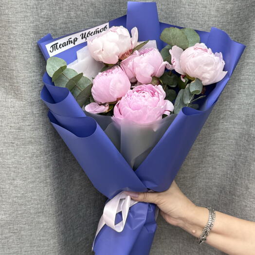 Ароматные пионы с эвкалиптом 🌸