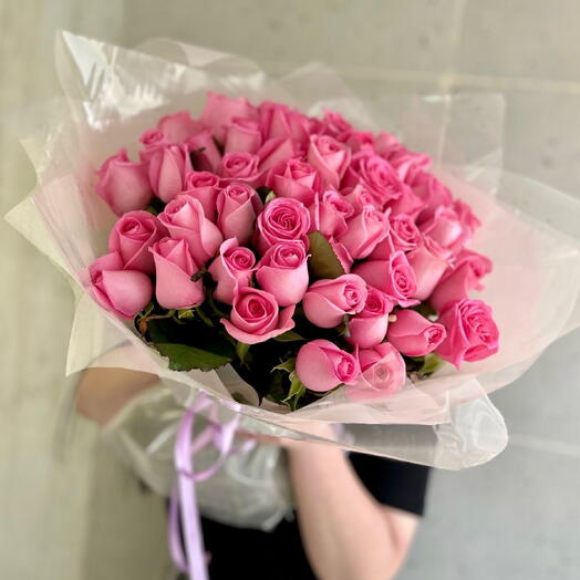 51 розовое облачко букет