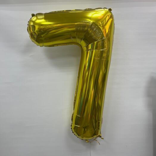 Шар цифра 7, 102 см