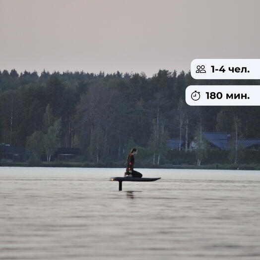 Водный форсаж. Катание на электрогидрофойле под руководством инструктора