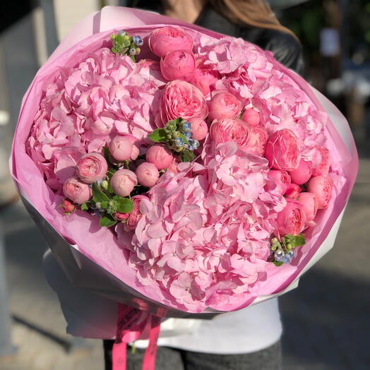 🌸🌸🌸 Букет цветов «Розовый вечер»