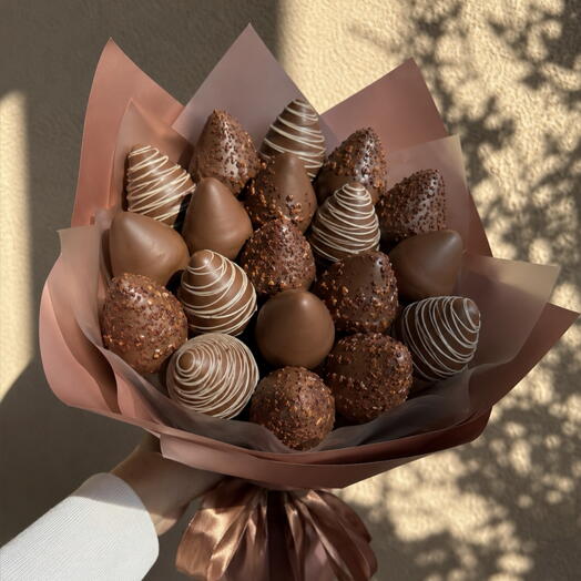 Букет клубники в шоколаде "Chocolate»