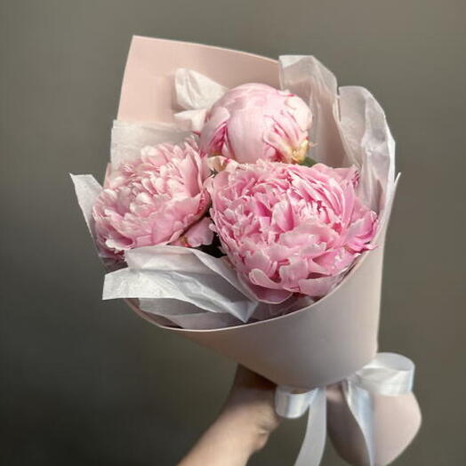 Хорошие новости 💌 - букет пионов PEONY174
