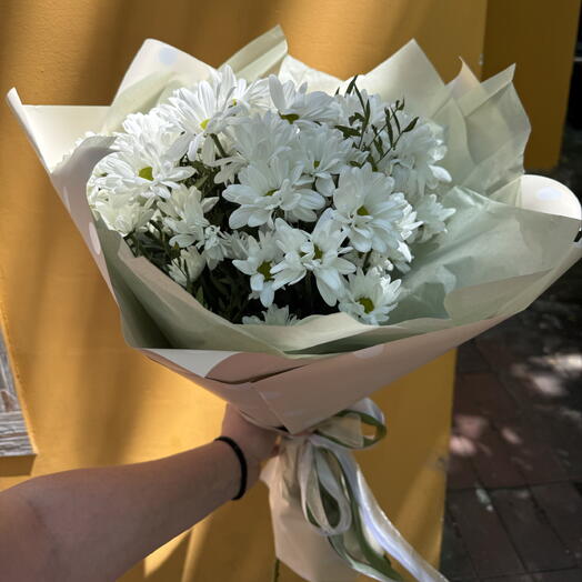 Букет из хризантем 💚💐