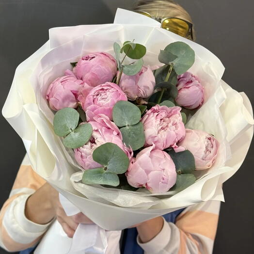 💕СУПЕР ЦЕНА💕-40%АКЦИЯ💕Монобукет "Ты пахнешь летом"/пиономания/Цветы Уфа/Цветы в Уфе/Доставка цветов Уфа