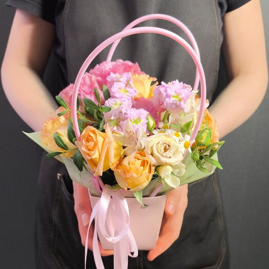 Сумочка с летними цветами🌸💞🌹