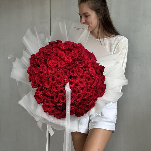 101 красная роза "ALL THE LOVE