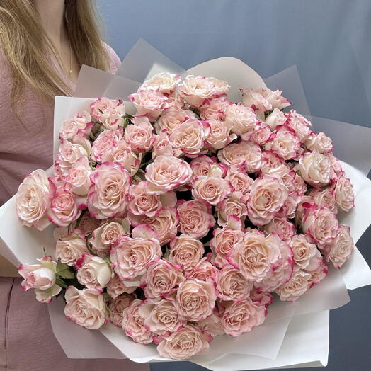 Кустовые розы💗 15 штук