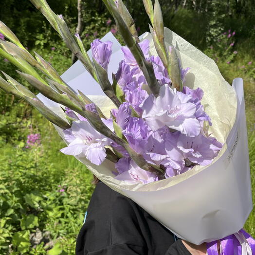 Букет из 7 гладиолусов