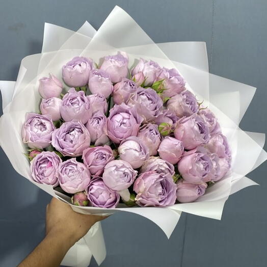 🌹9 ОТТЕНКОВ НЕЖНОСТИ ИЗ КУСТОВЫХ ПИОНОВИДНЫХ РОЗ🌹