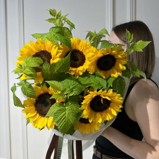 Солнечный букет подсолнухов 🌻