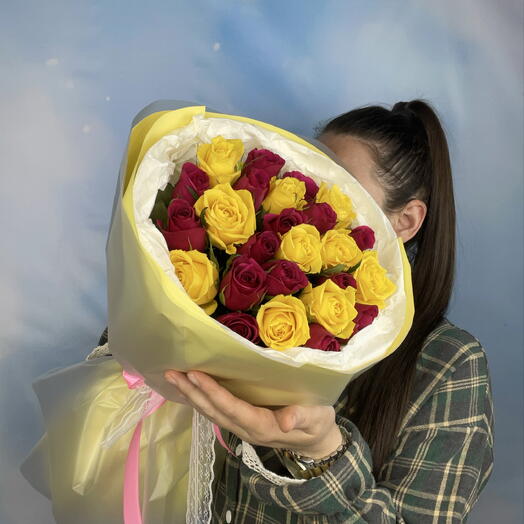Микс мини розочек 25 шт