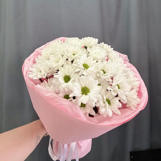 Букет ромашковых хризантем