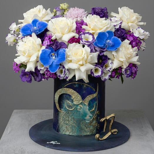 Leo Zodiac Flower Box