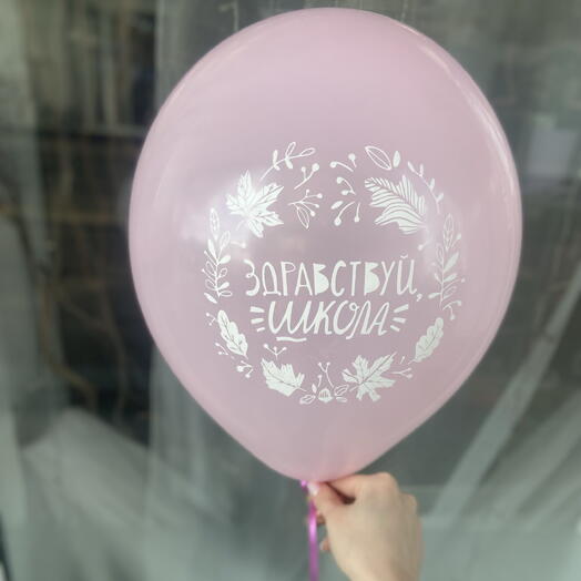 Шар "Здравствуй школа"