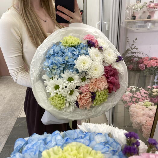 🩵🌸Дофаминовый букет Bloom Room🩵🌸