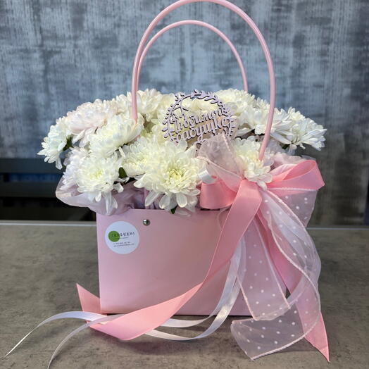 Нежная сумочка с цветами 🌸🌸🌸