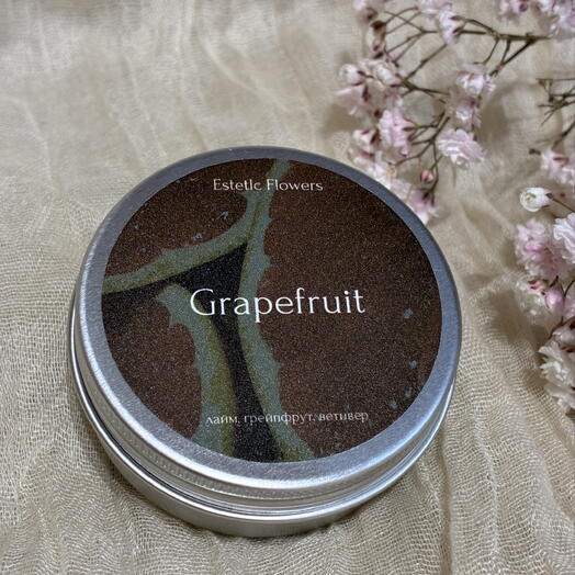 Аромасвеча ручной работы ESTETIC HOME Grapefruit
