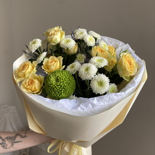 Букет с сантини