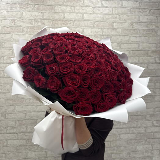 101 красная роза 🌹😍😍😍