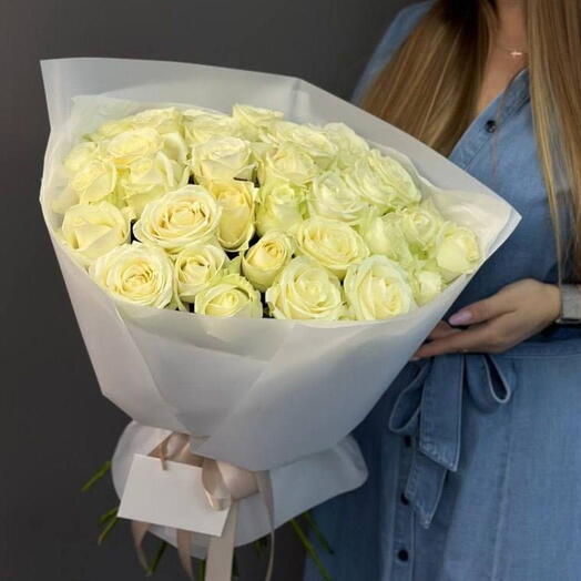 Букет из 21 розы эквадор