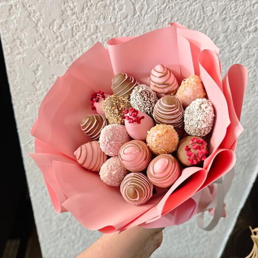Букет из клубники в шоколаде 271