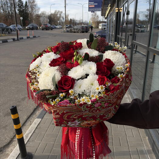 Букет в платке1