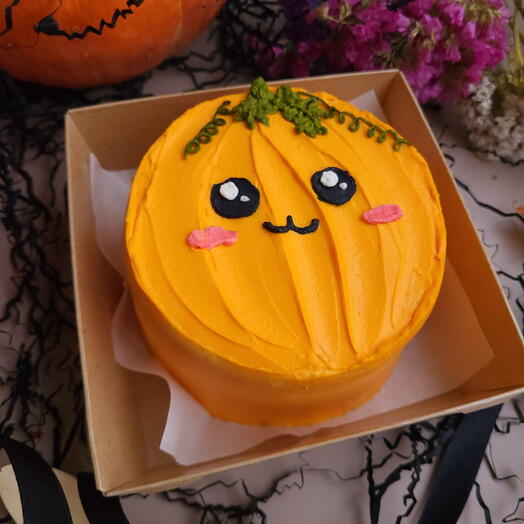 Бенто торт 400г Тыква на Хэллоуин 🎃