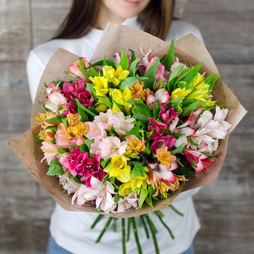 19 Mixed Alstromerias