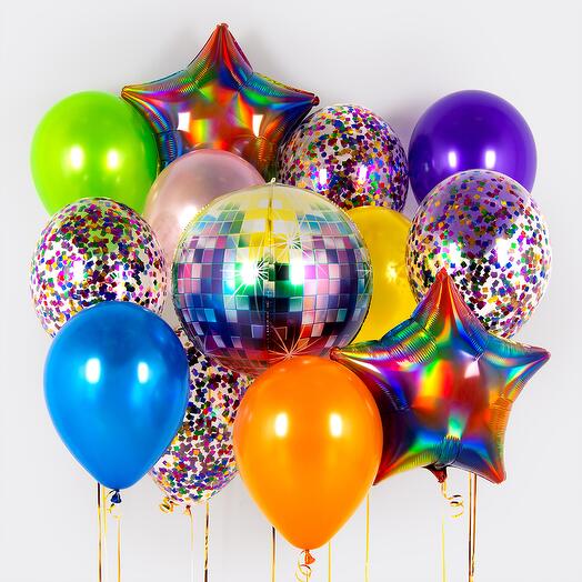 Set de globos " para la fiesta!"