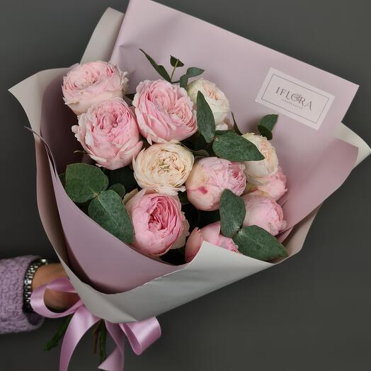 Rosas en forma de peonía en un paquete-Mansfield Park